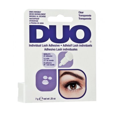 DUO INDIVIDUAL LASH ADHESIVE CLEAR Клей для приклеивания индивидуальных пучков ресниц (фрагментов ресниц) 7 г