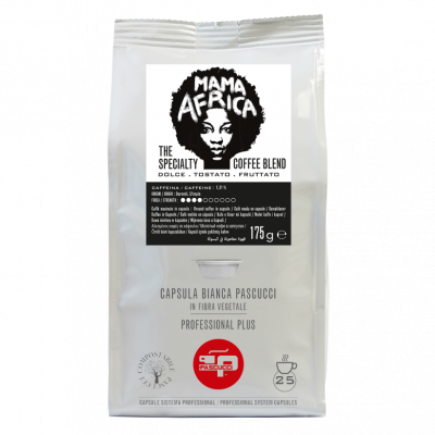 Кофе в капсулах PASCUCCI MAMA AFRICA PROFESSIONAL PLUS 25 шт.