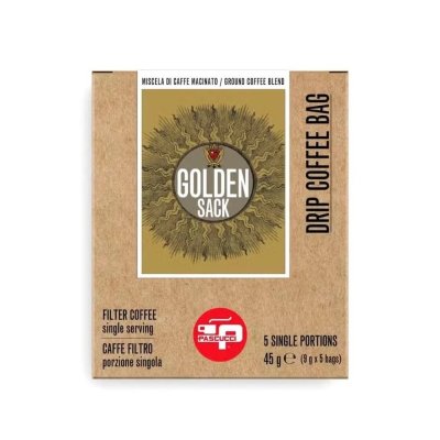 Кофе молотый PASCUCCI GOLDEN SACK DRIP (дрип-кофе) в пакетиках