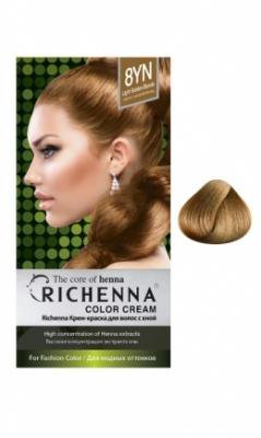 №8YN Крем-краска с хной для волос (Light Golden Blonde)